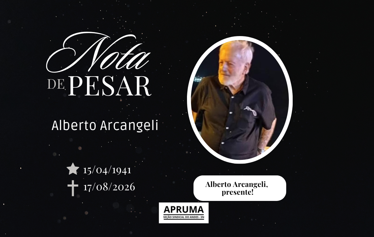 Nota de Pesar – Alberto Arcangeli