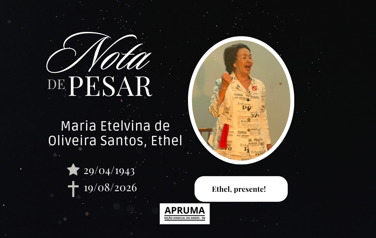 Nota de Pesar - Ethel